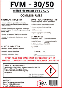 Milled Fiberglass Powder 30-50 AC-C